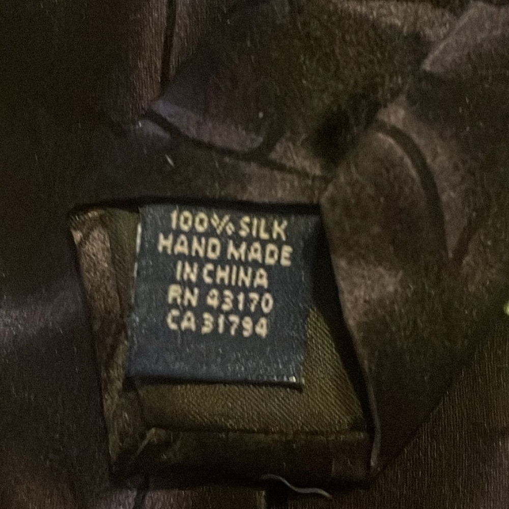 John Ashford Jesús Mary And Joseph Silk Tie - Picture 5 of 6